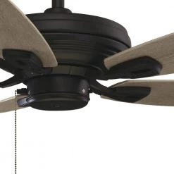 Hampton Bay North Pond 52 in. Indoor/Outdoor Matte Black Ceiling Fan with Downrod and Reversible Motor; Light Kit Adaptable -Fans Shop matte black hampton bay ceiling fans without lights 51718 c3 1000