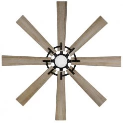 Home Decorators Collection Makenna 60 in. White Color Changing Integrated Outdoor LED Matte Black Ceiling Fan with Light Kit, DC Motor and Remote -Fans Shop matte black home decorators collection ceiling fans with lights 52106 1f 1000