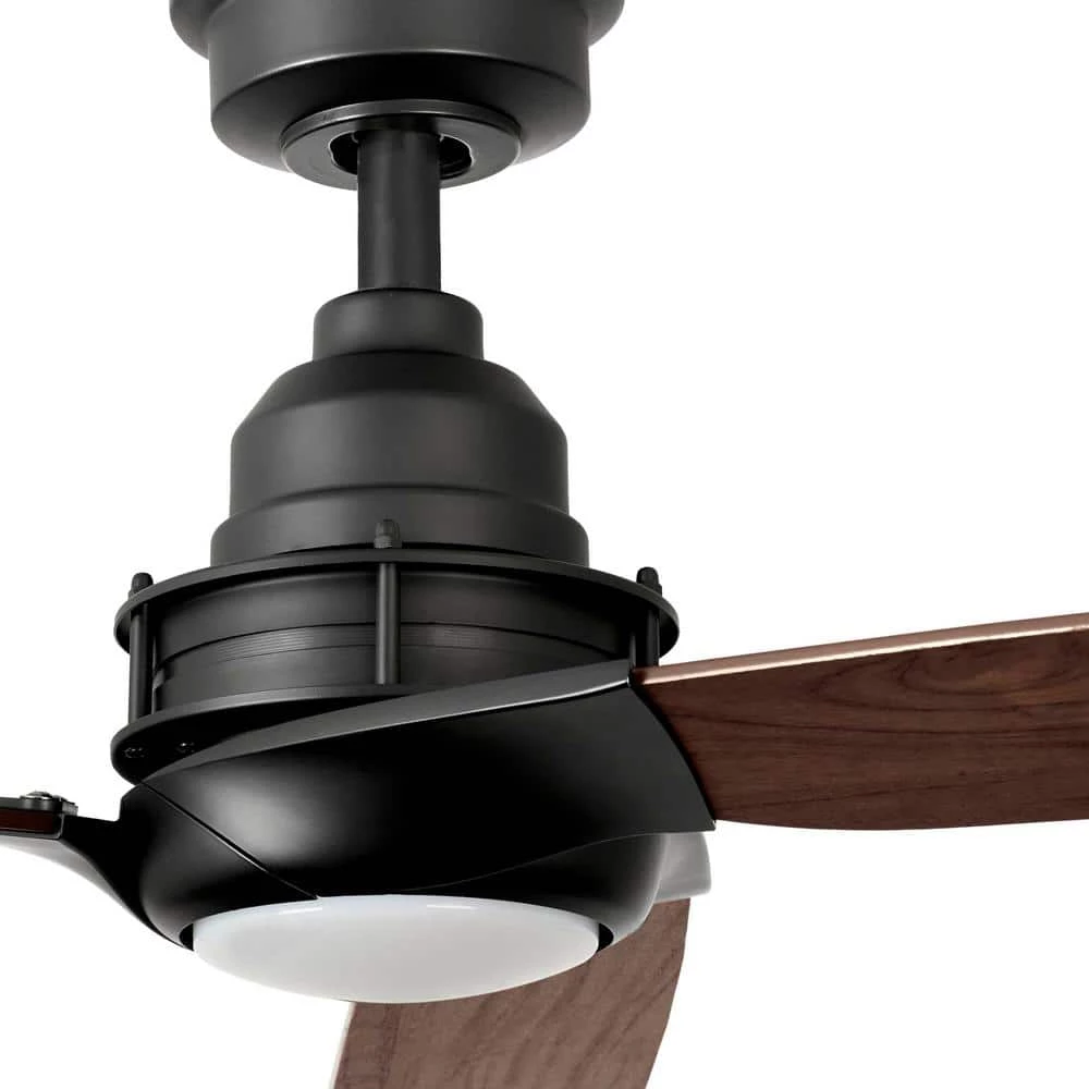Home Decorators Collection Ester 54 in. White Color Changing Integrated LED Indoor/Outdoor Matte Black Ceiling Fan with Light Kit and Remote 6 Home Decorators Collection Ester 54 in. White Color Changing Integrated LED Indoor/Outdoor Matte Black Ceiling Fan with Light Kit and Remote - Image 6
