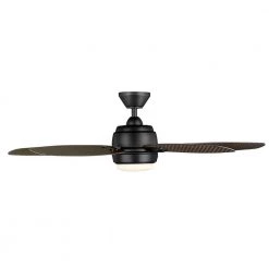 Home Decorators Collection Daniel Island 52 in. White Color Changing Integrated LED Outdoor Matte Black Ceiling Fan with Light Kit and Remote -Fans Shop matte black home decorators collection ceiling fans with lights 52179 44 1000