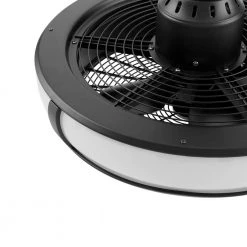 Home Decorators Collection Tuilene 21 in. Integrated LED Matte Black Ceiling Fan with Light and Remote Control -Fans Shop matte black home decorators collection ceiling fans with lights ak83 mbk 66 1000