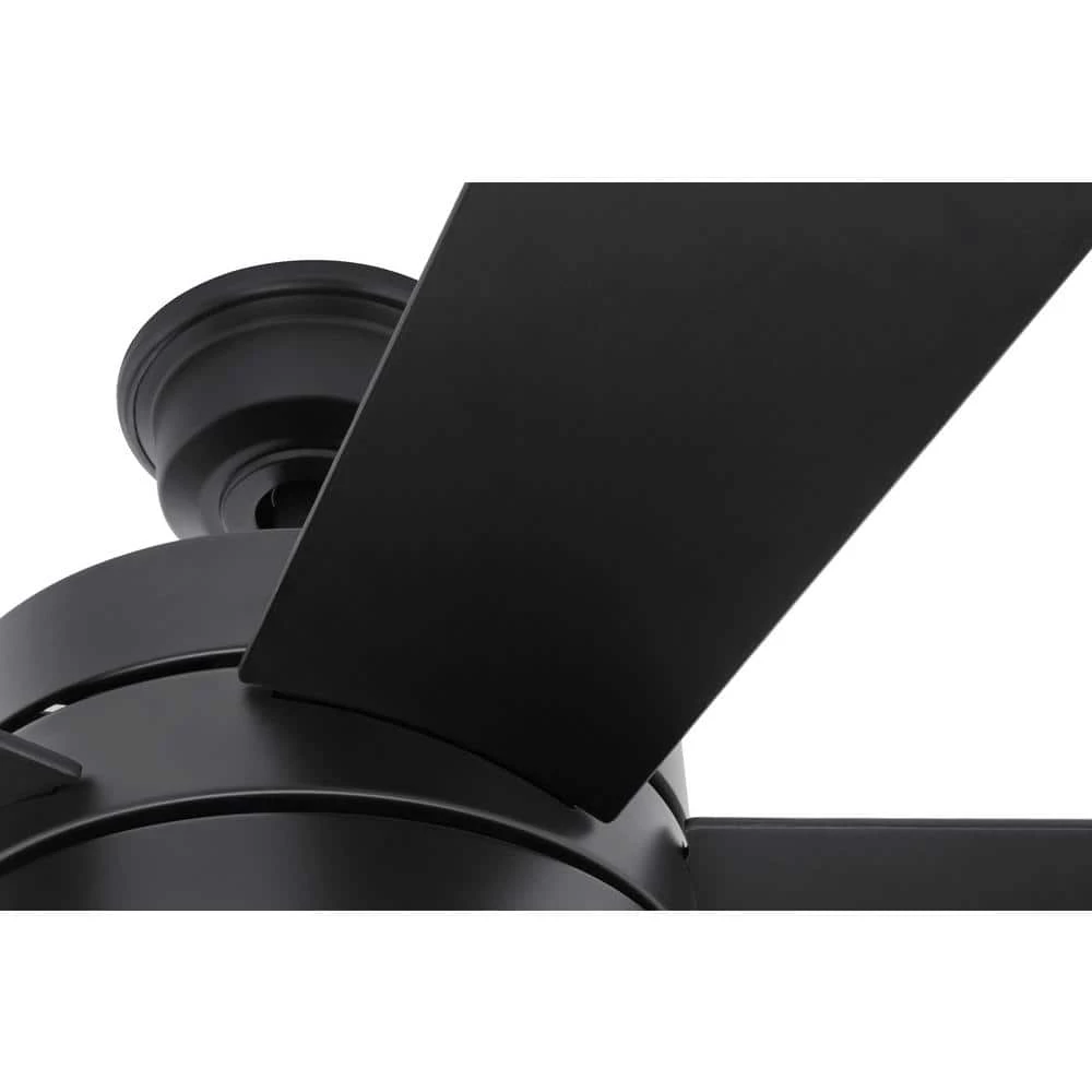 Home Decorators Collection Baxtan 56 in. LED Matte Black Ceiling Fan with Light and Remote Control 7 Home Decorators Collection Baxtan 56 in. LED Matte Black Ceiling Fan with Light and Remote Control - Image 7