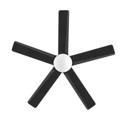 Home Decorators Collection Merwry 48 in. Integrated LED Indoor Matte Black Ceiling Fan with Light Kit and Remote Control -Fans Shop matte black home decorators collection ceiling fans with lights sw1422 48in mbk 77 1000