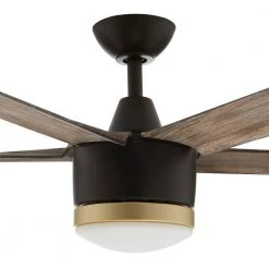 Home Decorators Collection Merwry 56 in. Integrated LED Indoor/Outdoor Matte Black Ceiling Fan with Light Kit and Remote Control -Fans Shop matte black home decorators collection ceiling fans with lights sw1422 56in mbk d4 1000