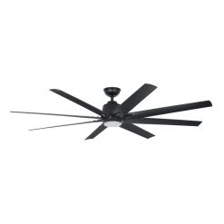 Home Decorators Collection Kensgrove 72 in. Integrated LED Indoor/Outdoor Matte Black Ceiling Fan with Light and Remote Control -Fans Shop matte black home decorators collection ceiling fans with lights yg493e mbk 40 1000