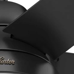 Hunter Aerodyne 52 in. Indoor Matte Black Smart Ceiling Fan with Light Kit and Remote Control 23 Hunter Aerodyne 52 in. Indoor Matte Black Smart Ceiling Fan with Light Kit and Remote Control -Fans Shop matte black hunter ceiling fans with lights 51314 44 1000