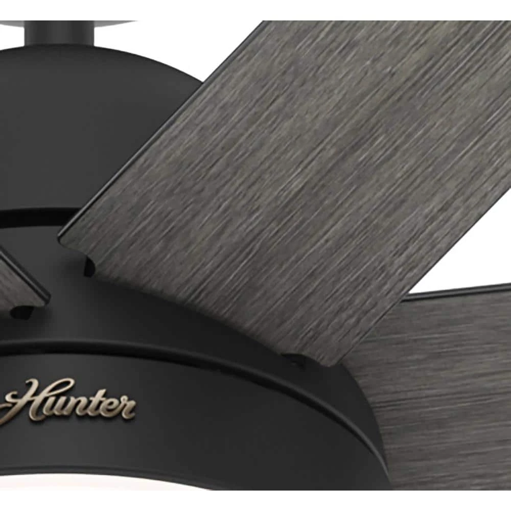 Hunter Phenomenon 70 in. Indoor Matte Black Smart Ceiling Fan with Remote and Light Kit 10 Hunter Phenomenon 70 in. Indoor Matte Black Smart Ceiling Fan with Remote and Light Kit - Image 10