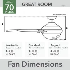Hunter Phenomenon 70 in. Indoor Matte Black Smart Ceiling Fan with Remote and Light Kit 21 Hunter Phenomenon 70 in. Indoor Matte Black Smart Ceiling Fan with Remote and Light Kit -Fans Shop matte black hunter ceiling fans with lights 51379 4f 1000