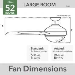 Hunter Moxie 52 in. Integrated LED Indoor Matte Black Ceiling Fan with Light Kit and Remote Control -Fans Shop matte black hunter ceiling fans with lights 51402 4f 1000