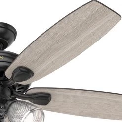 Hunter Highbury II 52 in. LED Indoor Matte Black Ceiling Fan with Light Kit 13 Hunter Highbury II 52 in. LED Indoor Matte Black Ceiling Fan with Light Kit -Fans Shop matte black hunter ceiling fans with lights 52028 1d 1000