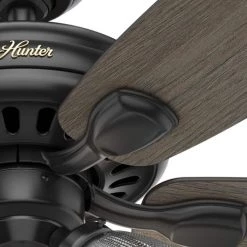 Hunter Highbury II 52 in. LED Indoor Matte Black Ceiling Fan with Light Kit 14 Hunter Highbury II 52 in. LED Indoor Matte Black Ceiling Fan with Light Kit -Fans Shop matte black hunter ceiling fans with lights 52028 66 1000