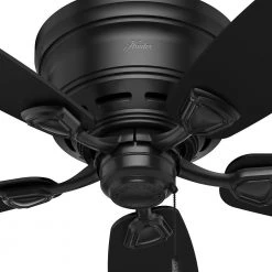 Hunter Sea Wind 48 in. Indoor/Outdoor Matte Black Ceiling Fan -Fans Shop matte black hunter ceiling fans without lights 53118 40 1000