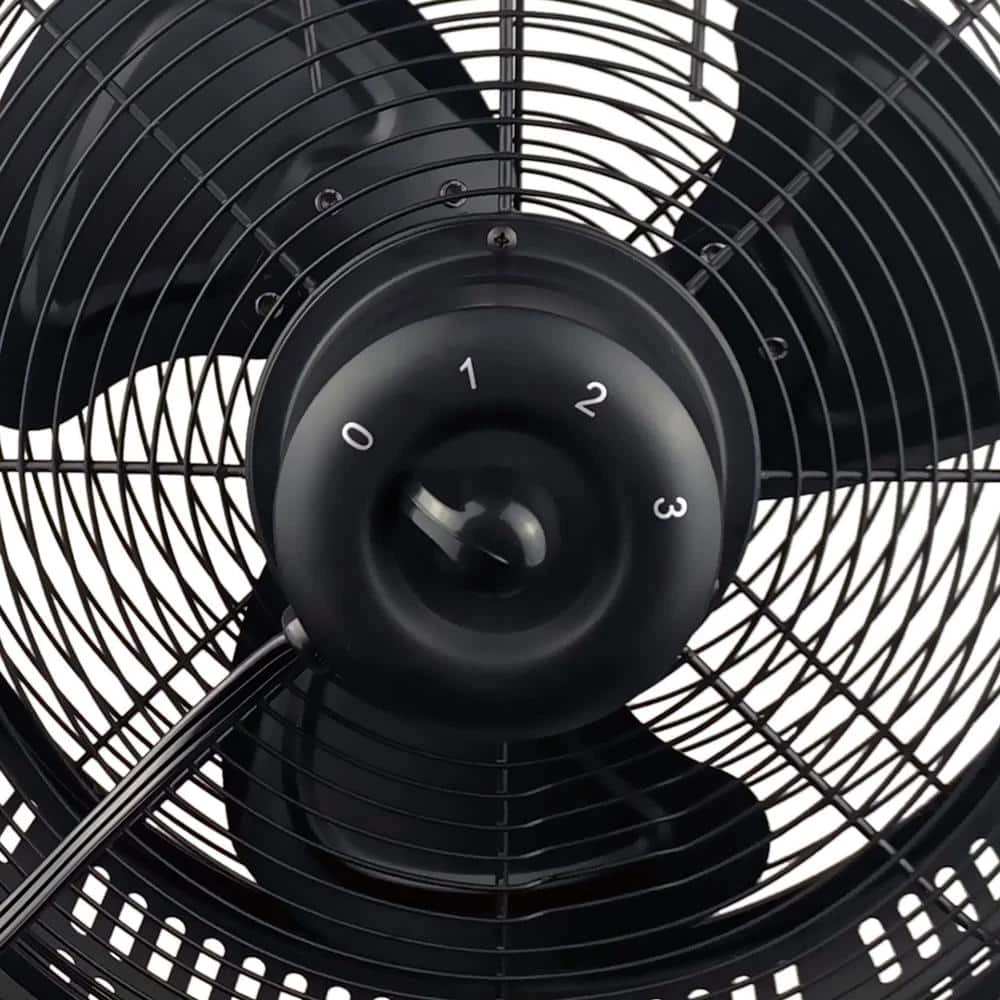 Hunter Retro All-Metal 12 in. Oscillating Pedestal Fan with Tripod Stand 2 Hunter Retro All-Metal 12 in. Oscillating Pedestal Fan with Tripod Stand - Image 2