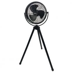 Hunter Retro All-Metal 12 in. Oscillating Pedestal Fan with Tripod Stand 7 Hunter Retro All-Metal 12 in. Oscillating Pedestal Fan with Tripod Stand -Fans Shop matte black hunter pedestal fans 90646 c3 1000