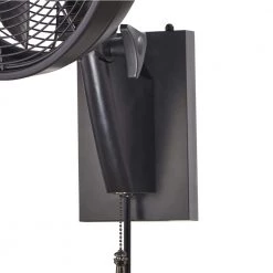 MINKA-AIRE Anywhere 15 in. Indoor/Outdoor Matte Black Wall Mount Fan -Fans Shop matte black minka aire wall mounted fans f307 mbk 4f 1000