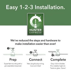 Hunter Acela 52 in. Integrated LED Indoor Matte Silver Ceiling Fan with Remote -Fans Shop matte silver hunter ceiling fans with lights 51674 76 1000