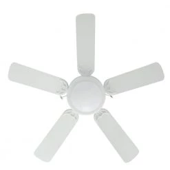 Unbranded Hugger 44 in. LED Matte White Ceiling Fan -Fans Shop matte white ceiling fans with lights al383cp mwh 1d 1000