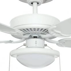 Unbranded Trice 44 in. LED Matte White Ceiling Fan -Fans Shop matte white ceiling fans with lights yg269ap mwh 66 1000