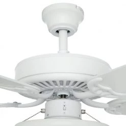 Unbranded Trice 44 in. LED Matte White Ceiling Fan -Fans Shop matte white ceiling fans with lights yg269ap mwh 77 1000
