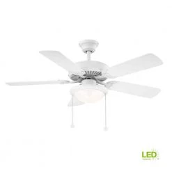 Unbranded Trice 44 in. LED Matte White Ceiling Fan -Fans Shop matte white ceiling fans with lights yg269ap mwh d4 1000
