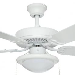 Unbranded Trice 44 in. LED Matte White Ceiling Fan -Fans Shop matte white ceiling fans with lights yg269ap mwh fa 1000