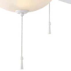 Hampton Bay North Pond 52 in. Indoor/Outdoor LED Matte White Ceiling Fan with Light Kit, Reversible Motor and Reversible Blades -Fans Shop matte white hampton bay ceiling fans with lights 59216 1f 1000