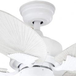 Hampton Bay Lillycrest 52 in. Indoor/Outdoor Matte White Ceiling Fan with Downrod and Reversible Motor; Light Kit Adaptable -Fans Shop matte white hampton bay ceiling fans without lights 32718 4f 1000