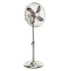 Deco Breeze Adjustable-Height 48 in. Pedestal Fan in Steel Finish