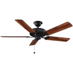 Hampton Bay Farmington 52 in. Indoor Natural Iron Ceiling Fan -Fans Shop natural iron ceiling fans without lights 32764 1d 1000