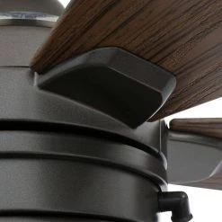 Hampton Bay Seaport 52 in. LED Indoor/Outdoor Natural Iron Ceiling Fan with Light Kit -Fans Shop natural iron hampton bay ceiling fans with lights al634 ni 1d 1000