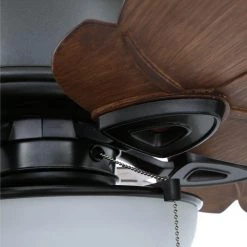 Home Decorators Collection Palm Cove 52 in. Indoor/Outdoor LED Natural Iron Ceiling Fan with Light Kit, Downrod and Reversible Motor -Fans Shop natural iron home decorators collection ceiling fans with lights 51422 77 1000