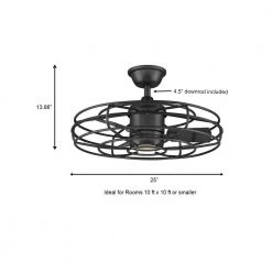 Home Decorators Collection Heritage Point 25 in. Integrated LED Indoor/Outdoor Natural Iron Ceiling Fan with Light and Remote Control -Fans Shop natural iron home decorators collection ceiling fans with lights am909 ni a0 1000
