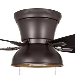 Home Decorators Collection Banneret 52 in. LED Natural Iron Ceiling Fan with Light -Fans Shop natural iron home decorators collection ceiling fans with lights yg730 ni 1f 1000