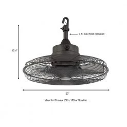 Home Decorators Collection Calthorpe 20 in. Portable Natural Iron Ceiling Fan 13 Home Decorators Collection Calthorpe 20 in. Portable Natural Iron Ceiling Fan -Fans Shop natural iron home decorators collection ceiling fans without lights yg682 ni 77 1000