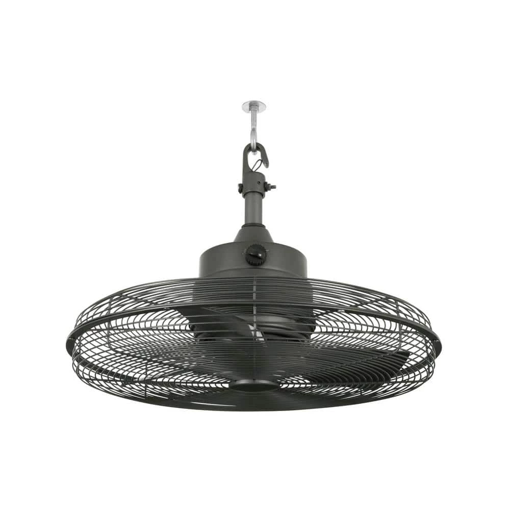 Home Decorators Collection Calthorpe 20 in. Portable Natural Iron Ceiling Fan 4 Home Decorators Collection Calthorpe 20 in. Portable Natural Iron Ceiling Fan - Image 4