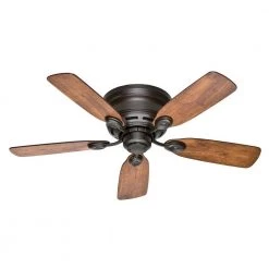Hunter Low Profile IV 42 in. Indoor New Bronze Ceiling Fan