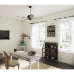 Hunter Deermont 52 in. LED Indoor Noble Bronze Ceiling Fan with Light and Remote Control -Fans Shop noble bronze hunter ceiling fans with lights 50499 40 1000