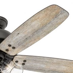 Hunter Deermont 52 in. LED Indoor Noble Bronze Ceiling Fan with Light and Remote Control -Fans Shop noble bronze hunter ceiling fans with lights 50499 66 1000