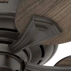 Hunter Channing II 52 in. LED Indoor Noble Bronze Ceiling Fan with Light Kit -Fans Shop noble bronze hunter ceiling fans with lights 50508 44 1000