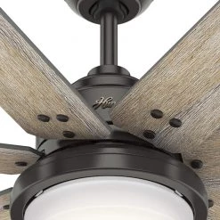 Hunter Whittington 70 in. LED Indoor Noble Bronze Ceiling Fan with Light and Remote -Fans Shop noble bronze hunter ceiling fans with lights 51185 44 1000