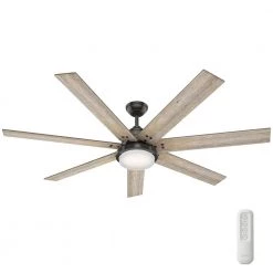 Hunter Whittington 70 in. LED Indoor Noble Bronze Ceiling Fan with Light and Remote
