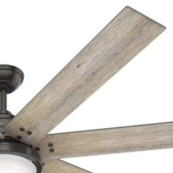 Hunter Whittington 70 in. LED Indoor Noble Bronze Ceiling Fan with Light and Remote -Fans Shop noble bronze hunter ceiling fans with lights 51185 a0 1000