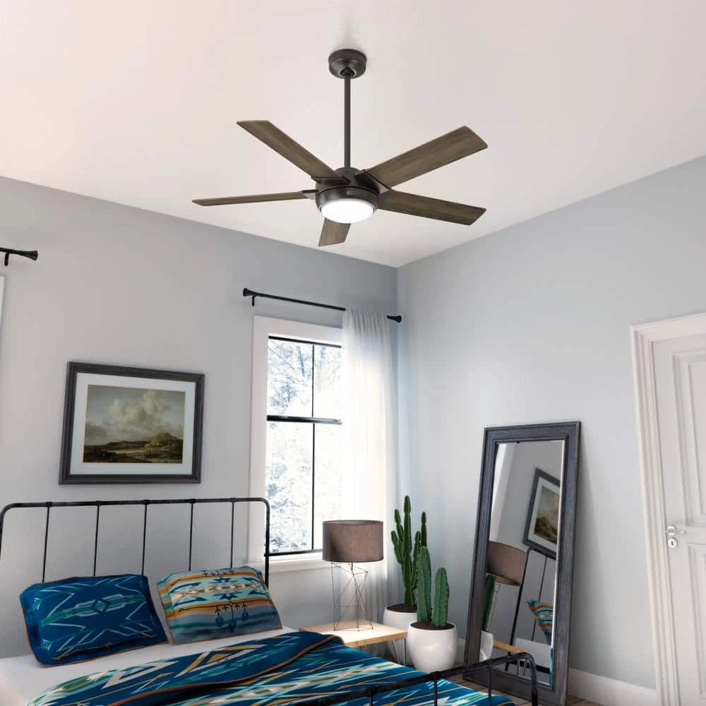 Hunter Byhalia 52 in. Indoor Noble Bronze Ceiling Fan with Light and Remote Control 3 Hunter Byhalia 52 in. Indoor Noble Bronze Ceiling Fan with Light and Remote Control - Image 3