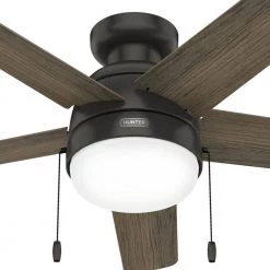 Hunter Avenue 52 in. Indoor Noble Bronze Ceiling Fan With Light Kit 22 Hunter Avenue 52 in. Indoor Noble Bronze Ceiling Fan With Light Kit -Fans Shop noble bronze hunter ceiling fans with lights 51540 44 1000