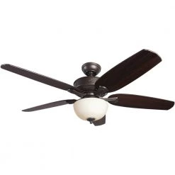 Channing 54 in. LED Indoor Easy Install Noble Bronze Ceiling Fan with HunterExpress Feature Set and Remote -Fans Shop noble bronze hunter ceiling fans with lights 53366 31 1000