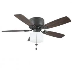 PRIVATE BRAND UNBRANDED Bellina 42 in. Oil-Rubbed Bronze Ceiling Fan with Light Kit