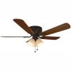 Hampton Bay Blair 52 in. LED Indoor Oil-Rubbed Bronze Ceiling Fan with Light Kit
