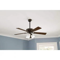 Hampton Bay Sinclair II 44 in. Indoor Oil Rubbed Bronze LED Ceiling Fan with Light -Fans Shop oil rubbed bronze hampton bay ceiling fans with lights al958b eb 31 1000