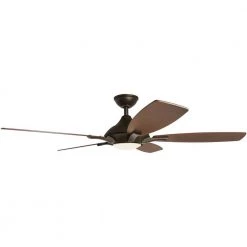 Home Decorators Collection Petersford 52 in. Integrated LED Indoor Oil Rubbed Bronze Ceiling Fan with Light Kit and Remote Control -Fans Shop oil rubbed bronze home decorators collection ceiling fans with lights 24426 77 1000