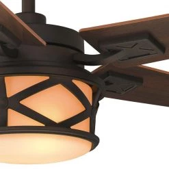 Home Decorators Collection Copley 52 in. Indoor/Outdoor LED Oil Rubbed Bronze Ceiling Fan with Light Kit, Downrod, Remote and Reversible Blades -Fans Shop oil rubbed bronze home decorators collection ceiling fans with lights 51504 4f 1000